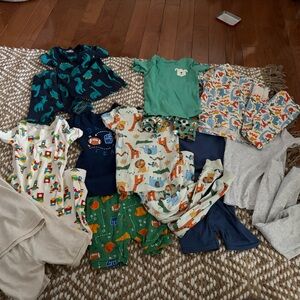 Old Navy Kids Pajama Set with Dinosaur and Animal Prints